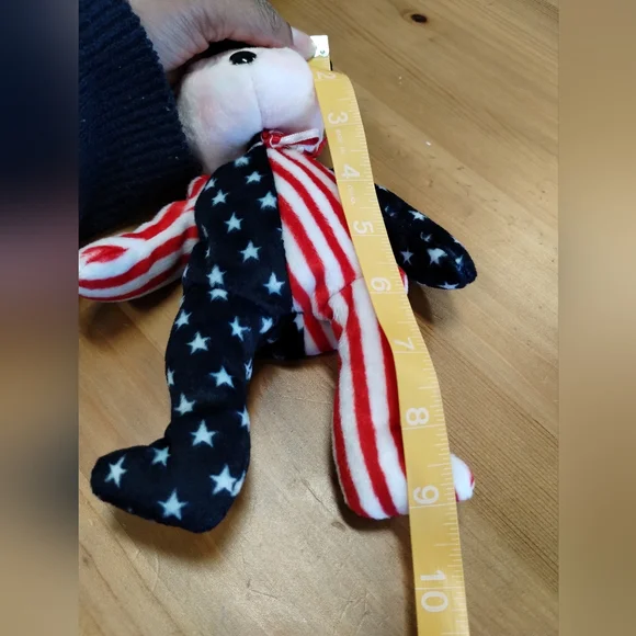 ✓Ty Beanie Baby - SPANGLE the Bear White Face (Stuffed Animal) - Picture 14 of 15